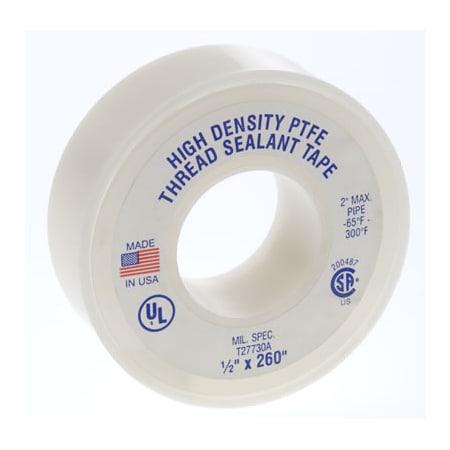 Black Swan PTFE Tape - High Density 1/2" x 260" 2125